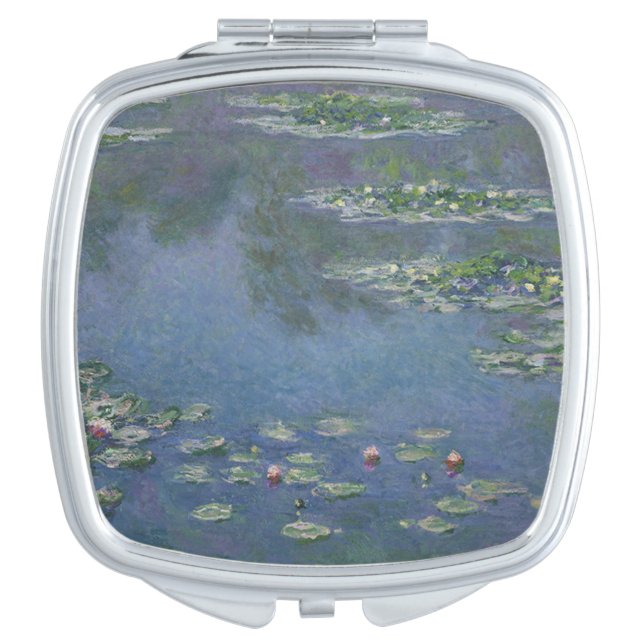 004-012 Claude Monet "Suiren" (1906) Compact Mirro Mirror (Front)