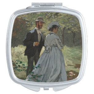 004-023 Claude Monet "Basil and Camille" Compact M Mirror