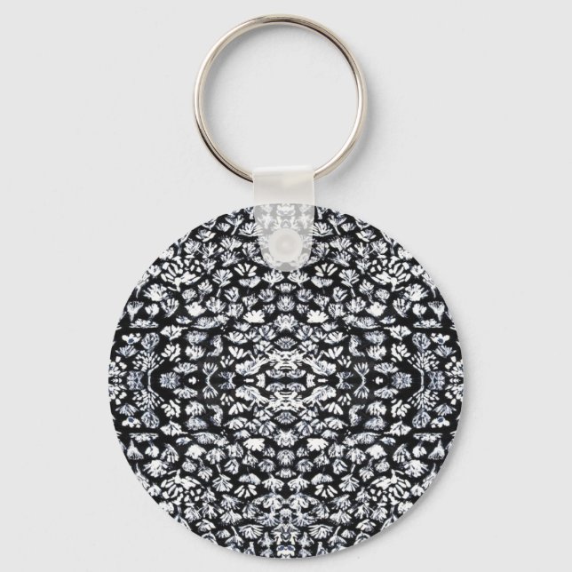 004 Floral Glow_Panel.ai Keychain (Front)