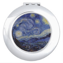 005-004 Van Gogh's Starry Night Compact Mirror