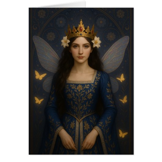 006_A fairy princess in royal blue. (Front)