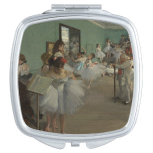 007-007 Edgar Degas "Ballet Lesson" Compact Mirror