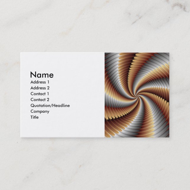 007 Fractal Business Card (Front)