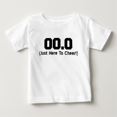 000 Just Here To Cheer Running Spectator Baby T_Shirt