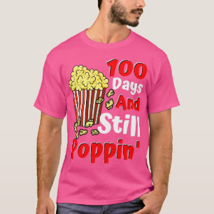 00 Days And Still Poppin Popcorn 00th Day T-Shirt