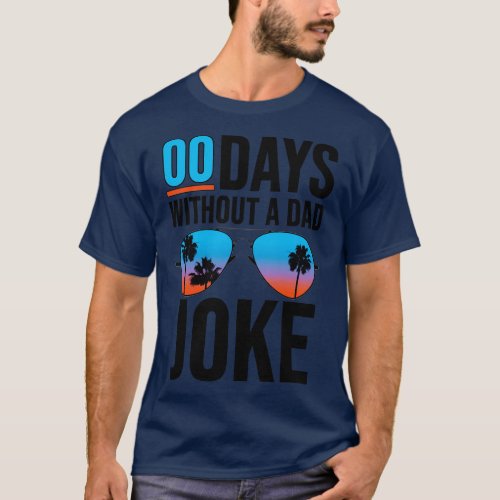 00 days without a dad joke cop edition T_Shirt