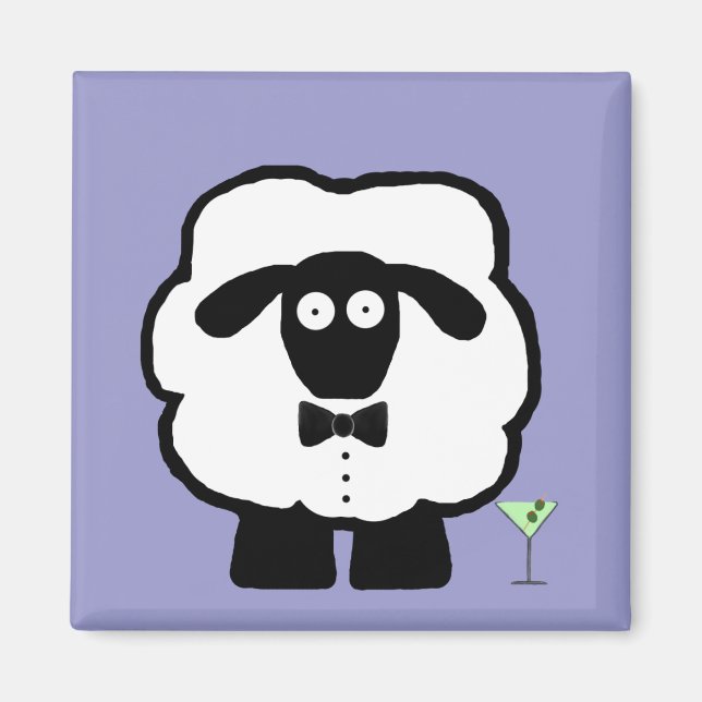 00 Sheep Magnet (Front)