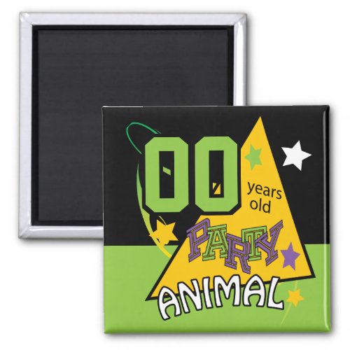 00 Year Old Party Animal  00th Birthday Magnet