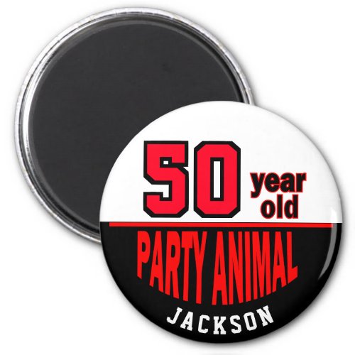 00 Year Old Party Animal  Magnet