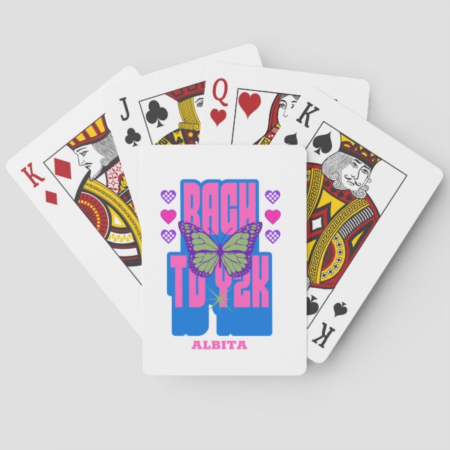 00S bachelorette party Poker Cards (Back)
