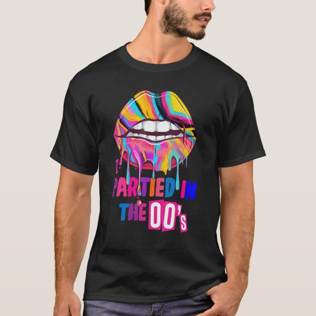 00s For Women Rave Outfit & 00s Festival Costume T-Shirt (Front)