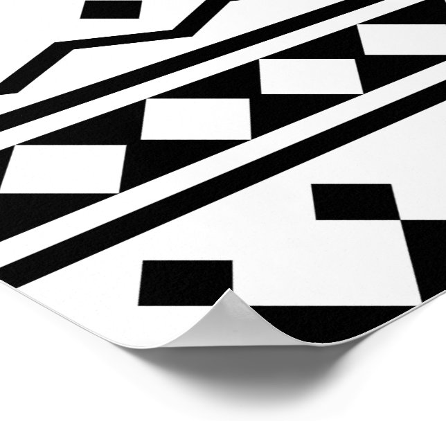 01012020 Tribal ethnic Pattern-01 Poster (Corner)