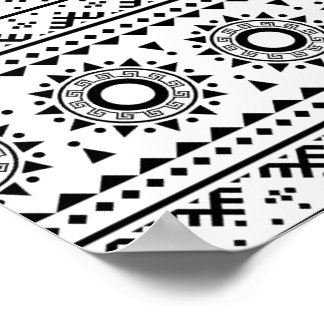 01012020 Tribal ethnic Pattern-02 Poster