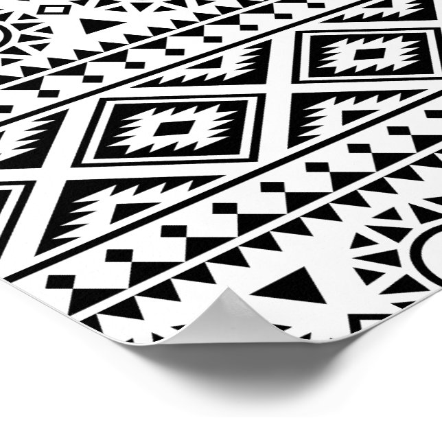 01012020 Tribal ethnic Pattern-03 Poster (Corner)