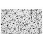 010316 Network - Black on White Fabric
