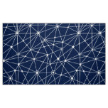 010316 Network - White on Blue 001744 Fabric