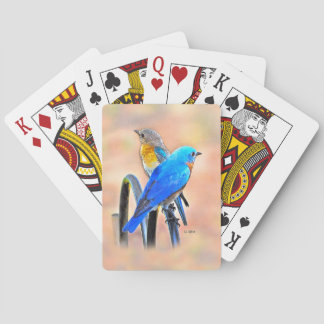 010 Bluebird Love Playing Cards