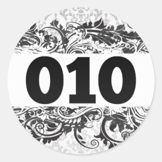 010 CLASSIC ROUND STICKER
