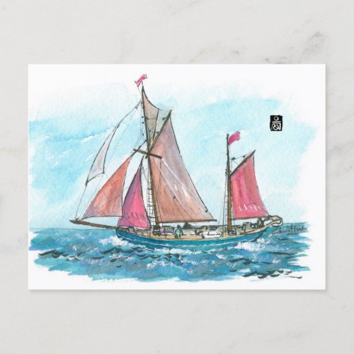 013 Yukon Sailboats Postcard