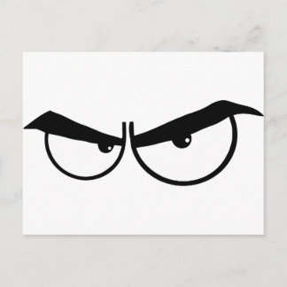 0162-Angry-Cartoon-Eyes ANGRY CARTOON EYES Postcard