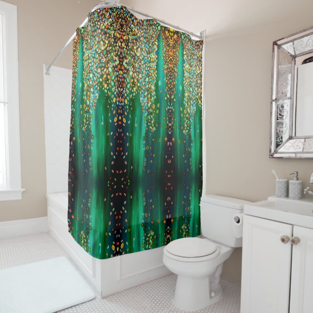 0166 - Waterfall - Shower Curtain (In Situ)