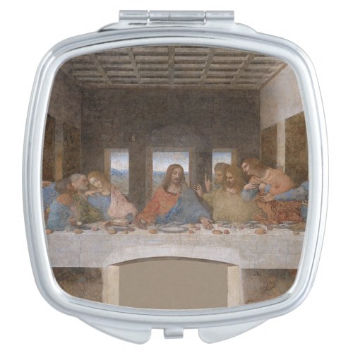 018_002 Leonardo da Vinci The Last Supper Compac Compact Mirror