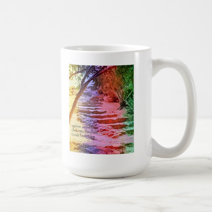 01 Mug   Original Art & Haiku   ageless stones