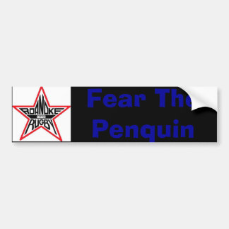 020600 rrfc logo 9a23, Fear The Penquin Bumper Sticker