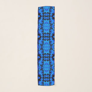 022 - Abstract Blue - Scarves