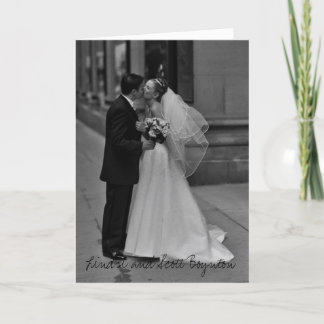 0255, Lindsi and Scott Boynton Letterpress Thank You Card