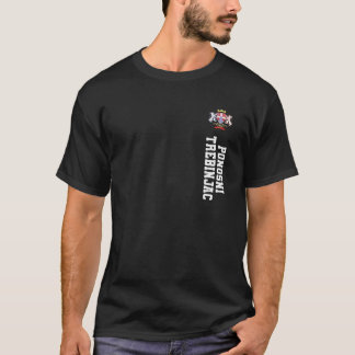 025 Trebinje Bosnia Flag Last Name Coat Of Arm Emb T-Shirt