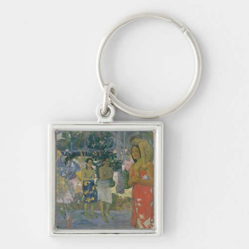 026_001 Gauguin Ia Orana Maria Compact Mirror Keychain