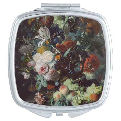 027_001 Jan van Huysum Still Life With Flowers an Compact Mirror