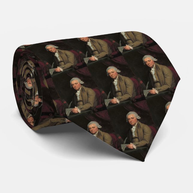 02 John Adams Neck Tie (Rolled)