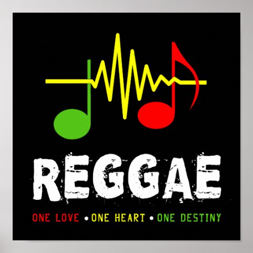 02 Reggae Soundwave Poster