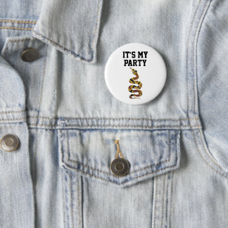 02of12 Birthday Custom Snake Button