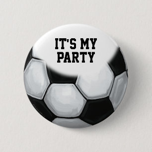 02of12 Birthday Custom Soccer Ball Button