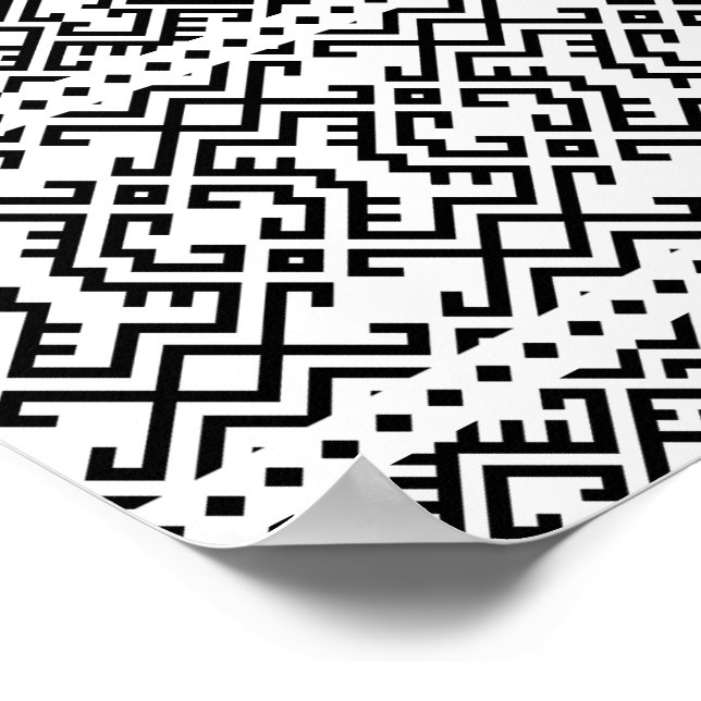 03012020 Tribal ethnic Pattern-07 Poster (Corner)