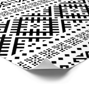 03012020 Tribal ethnic Pattern-09 Poster