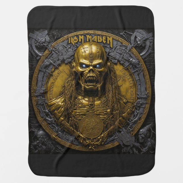 03 - Gold N' Silver Baby Blanket (Front)