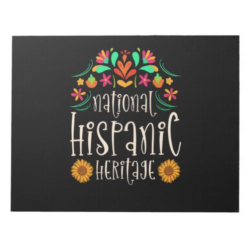 03National Hispanic heritage Month all countries Notepad