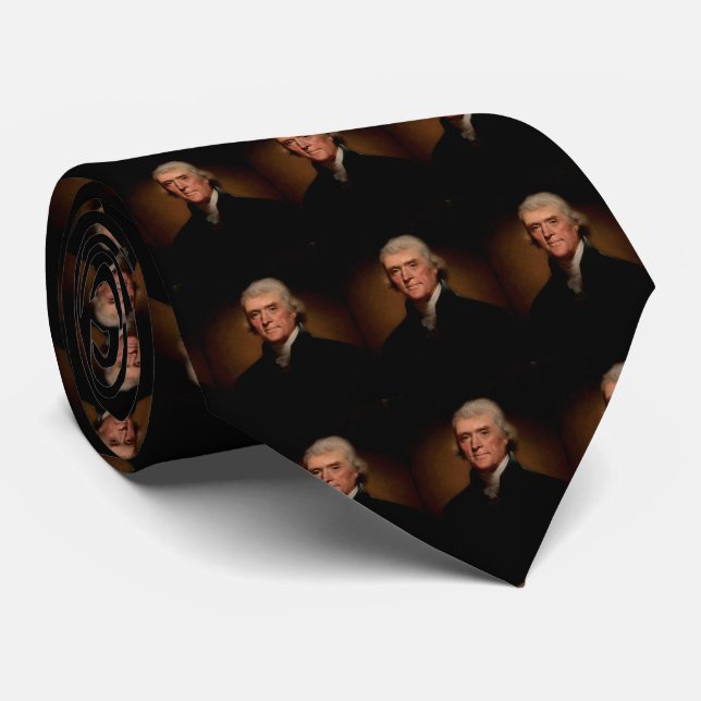 03 Thomas Jefferson Neck Tie (Rolled)