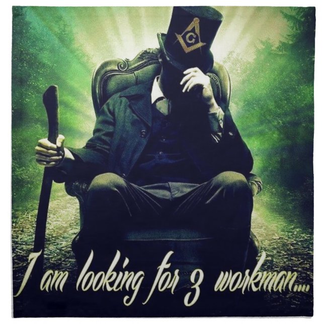03baab303692c93af8dd13ee94c9598e--freemason-tattoo cloth napkin (Front)