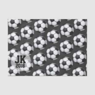 03of12 Soccer Ball Pattern Tissue Paper