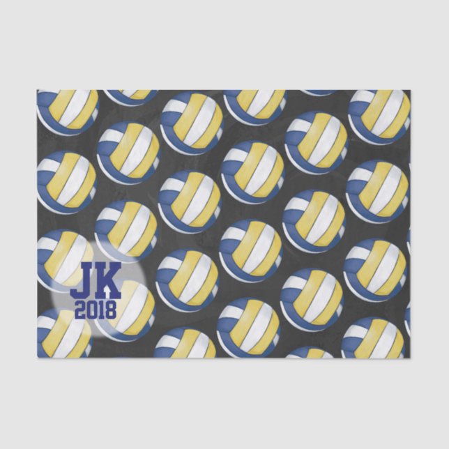 03of12 Volleyball Pattern Tissue Paper (Front)