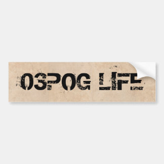 03POG Life Bumper Sticker