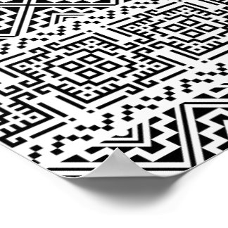 04012020-Tribal-ethnic-Pattern-05 Poster