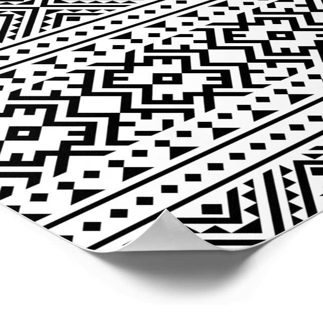 04012020-Tribal-ethnic-Pattern-10 Poster (Corner)