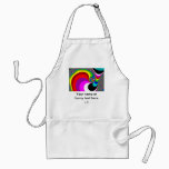 040 Obama - Fractal Art Adult Apron