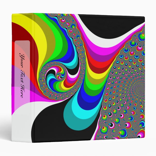 040 Obama - Fractal Art Binder (Front/Spine)